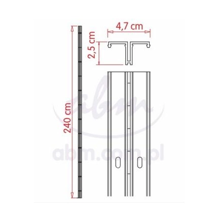 Listwa aluminiowa typ 1